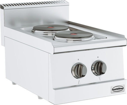 Combisteel Base 600 Electric Range 2 Plate - 7178.0015 Combisteel