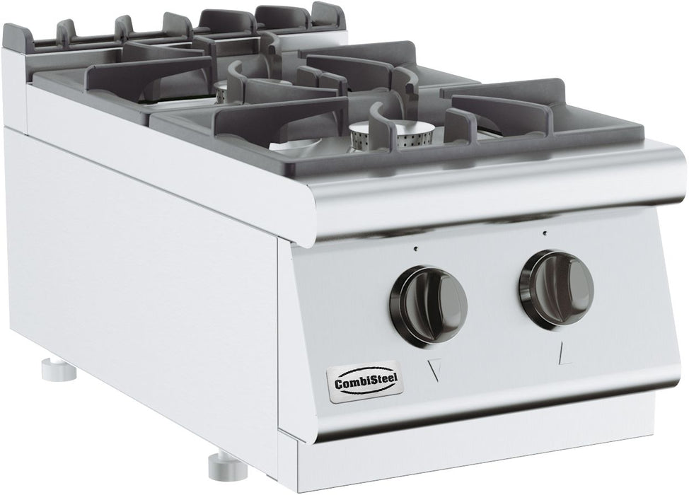 Combisteel 2 Burner Gas Hob Cooking Top Stove 700 Series - 7178.0200 Combisteel
