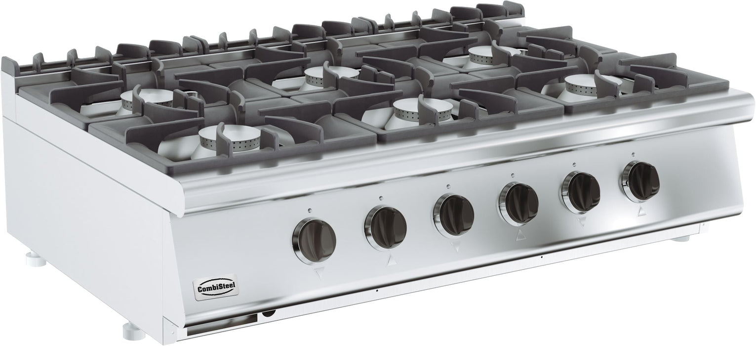 Combisteel Base 700 Gas Range 6 Burner - 7178.0210 Combisteel
