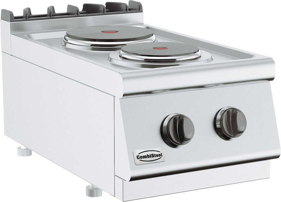 Combisteel Base 700 Electric Range 2 Pl. - 7178.0215 Combisteel