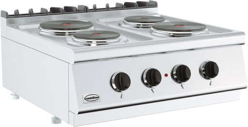 Combisteel Countertop Electric 4 Ring Boiling Top - 7178.0220 Combisteel