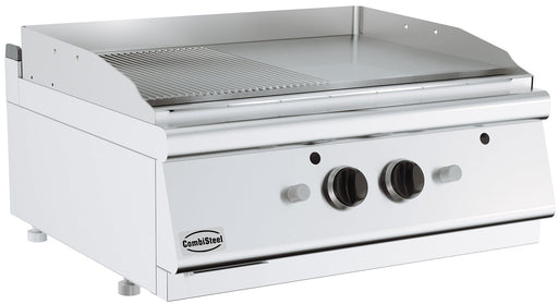 Combisteel Base 700 Gas Fry Top Chrome/Grooved - 7178.0262 Combisteel