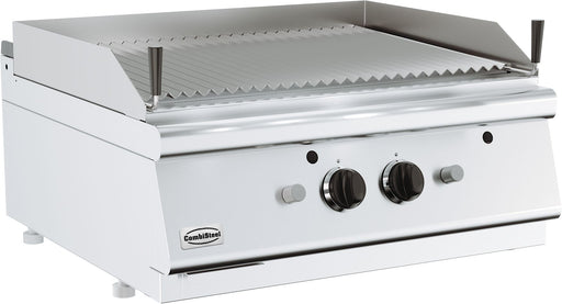 Combisteel 2 Burner Gas Lava Rock Char Grill 800mm - 7178.0280 Combisteel