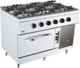 Combisteel 6 Gas Burner Oven Range Stove - 7178.0420 Combisteel