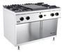 Combisteel 4 Gas Burner Range Stove with Solid Top - 7178.0585 Combisteel