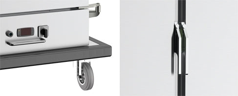 Combisteel Banquet Trolley Heated – 18x 2/1 GN Capacity – Stainless Steel – Mobile Heated Food Transport Cart – 230V – Digital Control Combisteel
