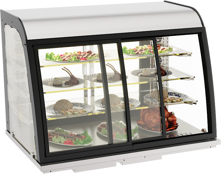 Combisteel Drop-In Heated Display 140L Sliding Doors - 7178.2020 Combisteel