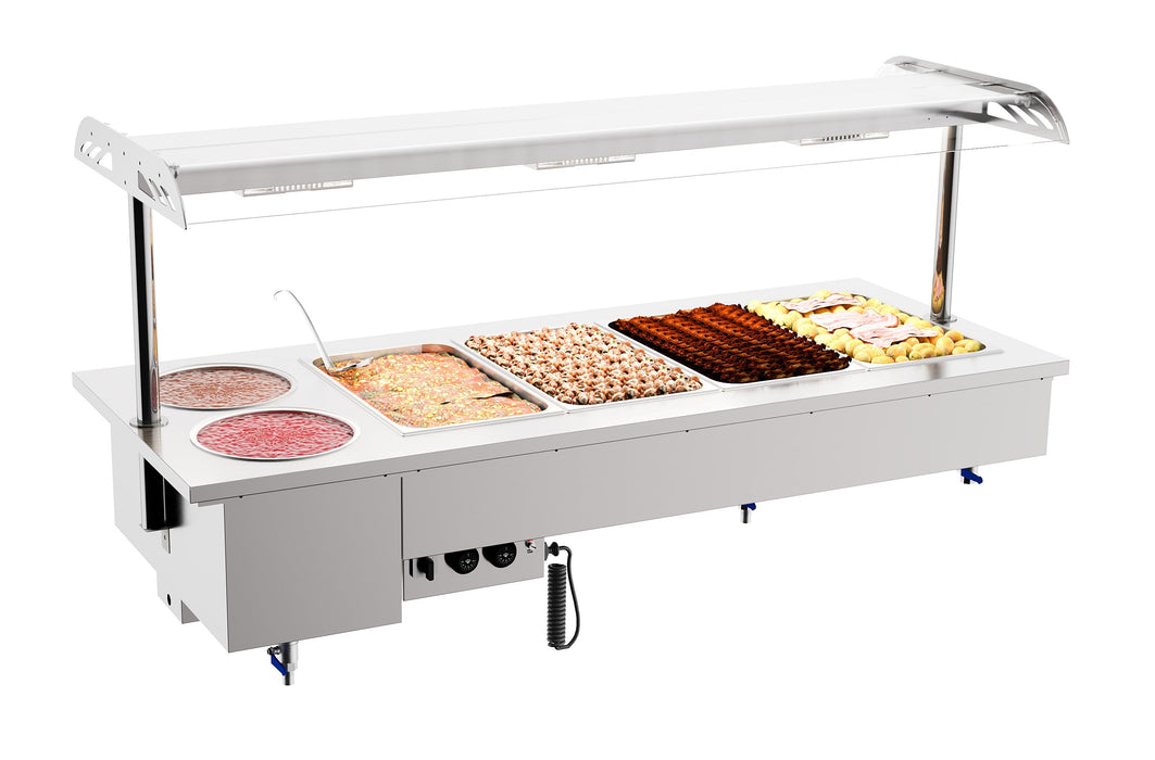 Combisteel Drop In Bain Marie Unit With Bowls 4/1 - 7178.2080 Combisteel