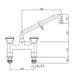 FAUCET WITH 2-HOLES Combisteel