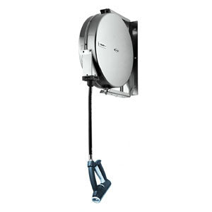 RETRACTABLE HOSE REEL 10 M WITH SPRAY GUN Combisteel