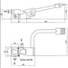 Combisteel Pedal Controlled Mixing Faucet 1 Pedal Combisteel