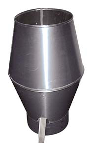 DEFLECTOR HOOD ROUND Ø 450 Combisteel