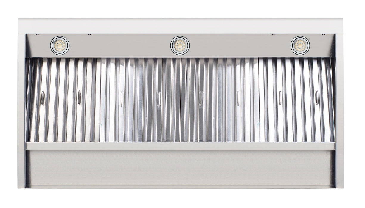 Combisteel Deep Extraction Hood 1200mm Wide With Motor, Filters & LED Lights - 7227.0100 Combisteel