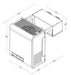 Combisteel Chiller Monoblock Refrigeration Unit Wall-Mounted Straddle Type | Capacity 21-36.7 m3 | Bluetooth - 7265.0020 Combisteel