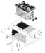 Combisteel Gas Range 2 Burner 7Kw - 7266.0010 Combisteel