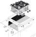 Combisteel Gas Range 4 Burner 14Kw - 7266.0020 Combisteel