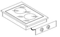 Combisteel Ceramix Range 2 Zones - 7266.0035 Combisteel