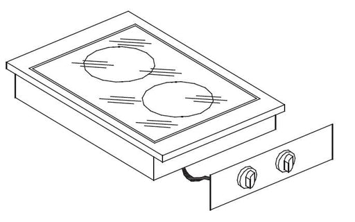 Combisteel Ceramix Range 2 Zones - 7266.0035 Combisteel