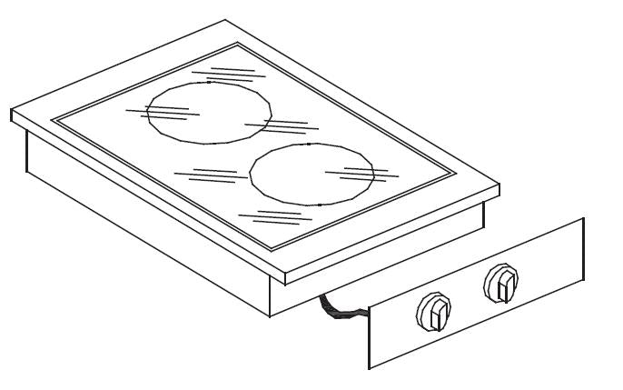 Combisteel Ceramix Range 2 Zones - 7266.0035 Combisteel