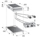 Combisteel Ceramix Range 2 Zones - 7266.0035 Combisteel