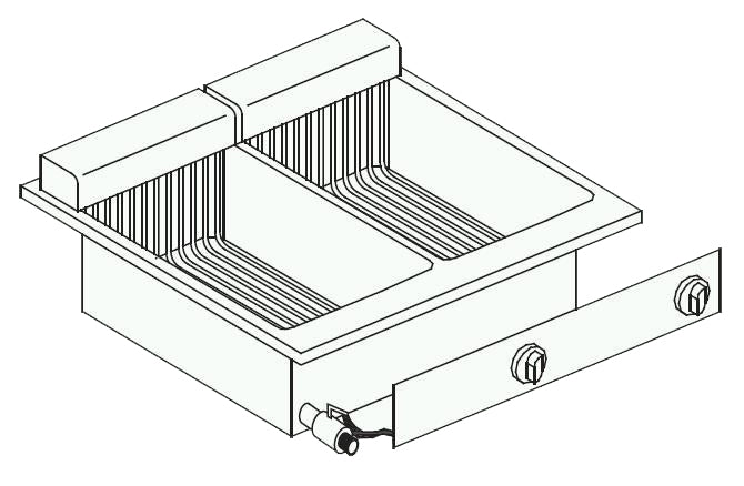 EL. FRYER 2X10 L