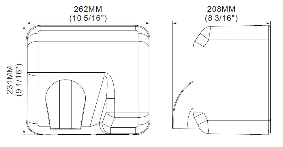 Combisteel Hand Dryer HD 04 7270.0015 Combisteel