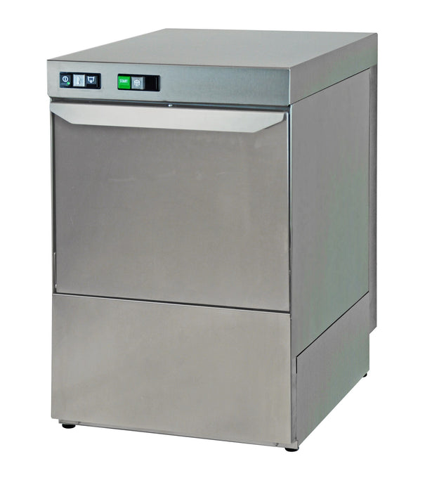 Combisteel SL Glass Washer 350mm Basket Gravity Drain 30 Baskets Per Hour - 7280.0005 Combisteel