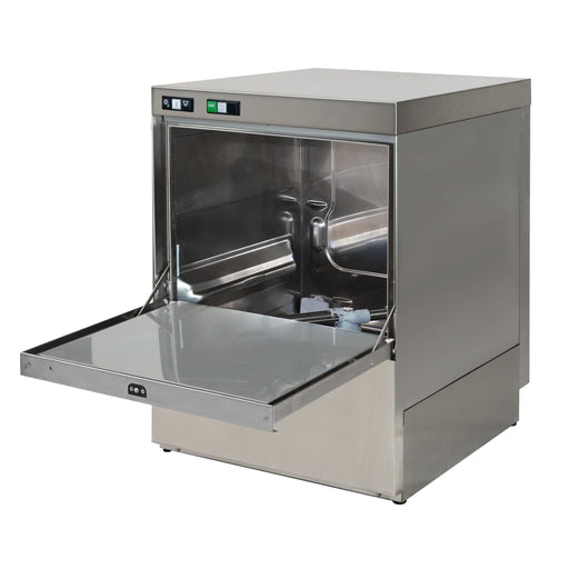 Combisteel SL Glass Washer 350 DDE - Includes Drain Pump & Detergent Dispenser - Compact Design - High Efficiency Combisteel