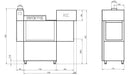Combisteel PL Rack Conveyor Dishwasher Asc - 7280.0095 Combisteel