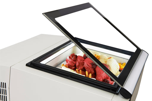 Combisteel Countertop Model Ice Cream Display White Opens On The Operating Side 7292.0005 Combisteel