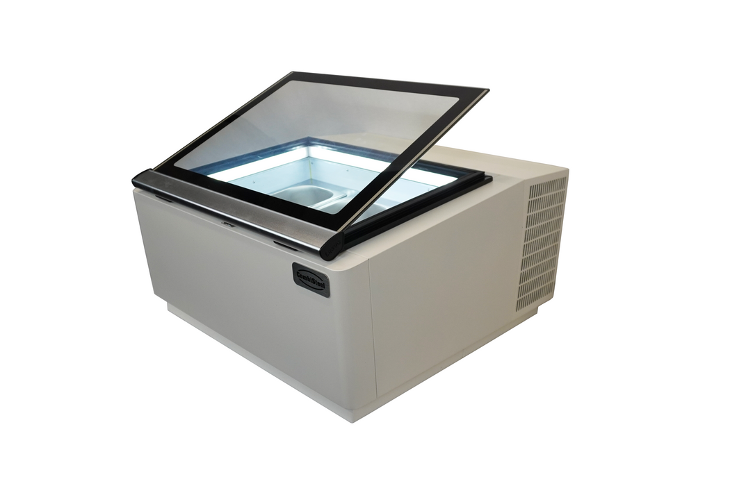 Combisteel Countertop Model Ice Cream Display White Opens On The Operating Side 7292.0005 Combisteel