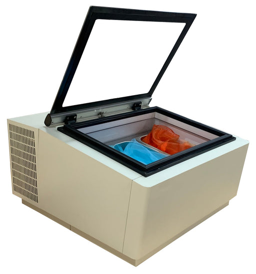 Combisteel Countertop Model Ice Cream Display White Opens On The Customer Side 7292.0015 Combisteel