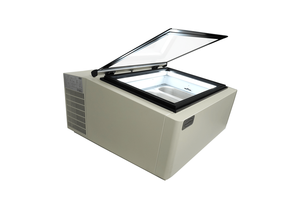 Combisteel Countertop Model Ice Cream Display White Opens On The Customer Side 7292.0015 Combisteel