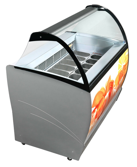 Combisteel Isabella Ice Cream Counter Display Freezer 10 x 5 Litre - 7295.0020 Combisteel