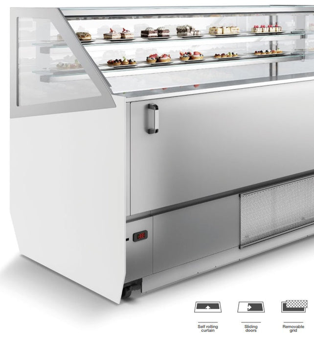 Combisteel Millenium 20 Ice Cream Display – 20 Flavors - Stylish Design - Professional Freezer - 7295.0055 Combisteel