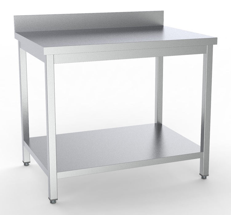 700 WORKTABLE BOTTOM SHELF UPSTAND FLAT PACKED 1400 Combisteel