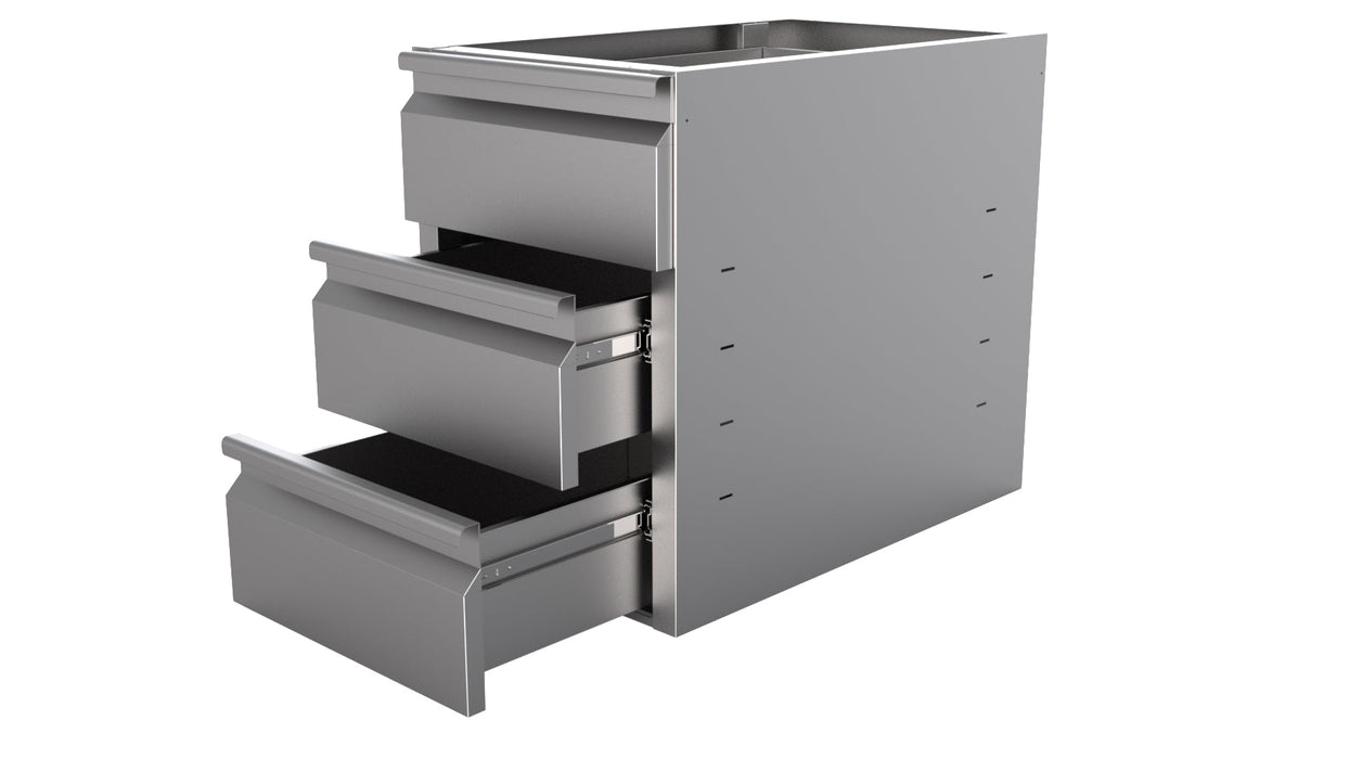DRAWERSET 3 DRAWERS FOR TABLE 700 Combisteel