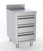 Combisteel 700 Worktable With 3 Drawers With Upstand 500 Combisteel