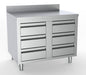 Combisteel 700 Worktable With 6 Drawers With Upstand 1000 Combisteel
