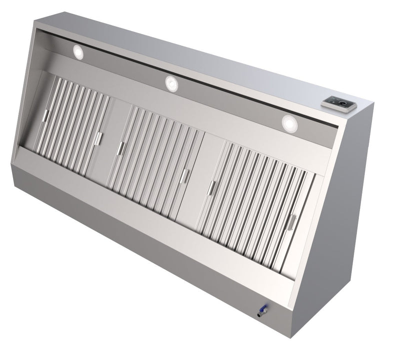 700 WALL-MOUNTED HOOD COMPLETE 1600 Combisteel