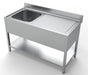 700 SINK UNIT SHELF 1 LEFT 1400 Combisteel