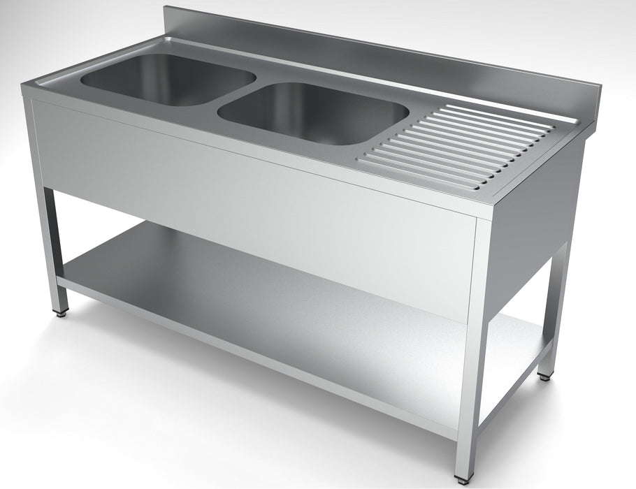 700 SINK UNIT SHELF 2 LEFT 1600 Combisteel