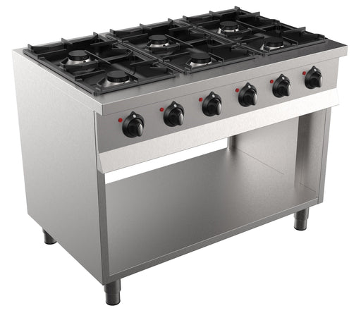 BASE 700 GAS RANGE 6 BU. Combisteel