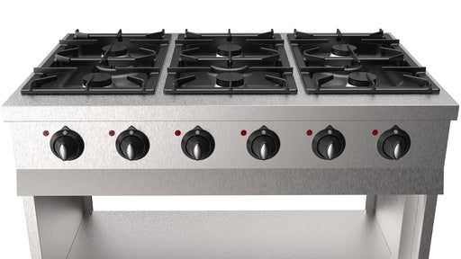 BASE 700 GAS RANGE 6 BU. Combisteel