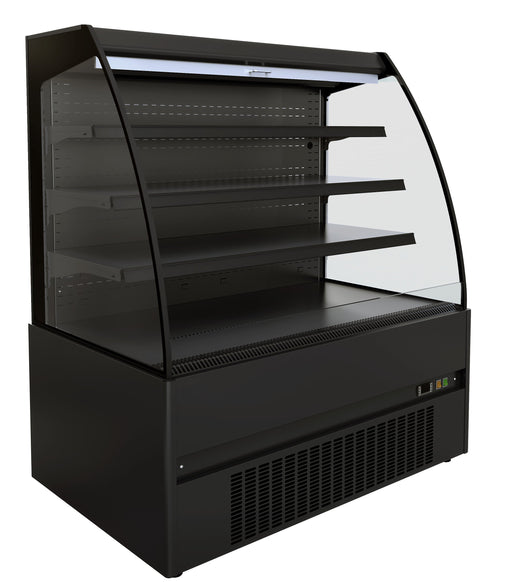 Combisteel Noah 1.3 Cold Display - Freestanding Refrigerated Showcase with Ventilated Cooling - LED Lights - +2°C/+8°C - 1310mm Wide Combisteel