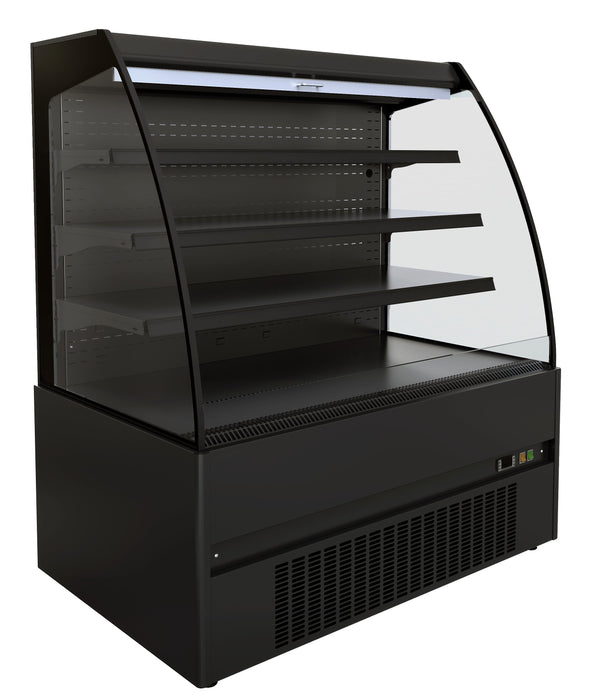Combisteel Noah 1.3 Cold Display - Freestanding Refrigerated Showcase with Ventilated Cooling - LED Lights - +2°C/+8°C - 1310mm Wide Combisteel