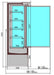 WALL MOUNTED UNIT JAMIE 3 DOORS 1.9 Combisteel