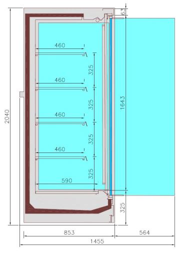 Combisteel Wall Mounted Unit Jax 2.0 Remote Combisteel