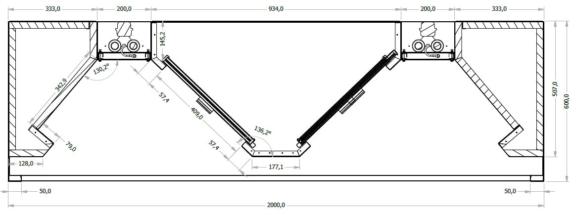 INDUCTION CENTRAL HOOD 1500