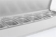 Combisteel Refrigerated Counter Top SS Top 1/4 Gn X 5 7450.0025 Combisteel